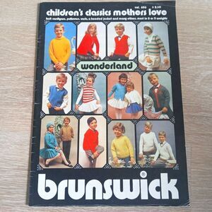 Vintage '68 Brunswick Children's Classics Knitting Pattern Book Wonderland #656